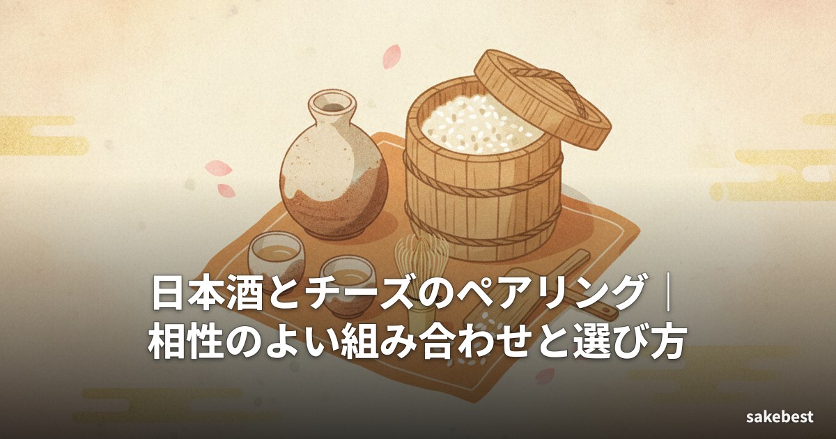 日本酒とチーズのペアリング|相性のよい組み合わせと選び方