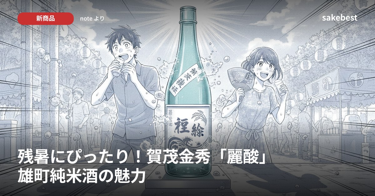 残暑にぴったり!賀茂金秀「麗酸」雄町純米酒の魅力